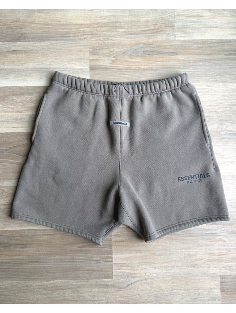 Essentials Fear of God Dark Oat Cotton Sweatshorts